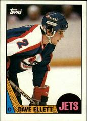 Dave Ellett Hockey Cards 1987 Topps Prices