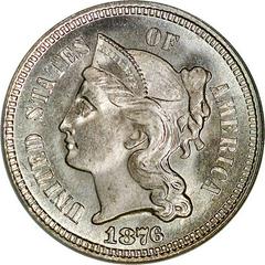 1876 Coins Three Cent Nickel Prices