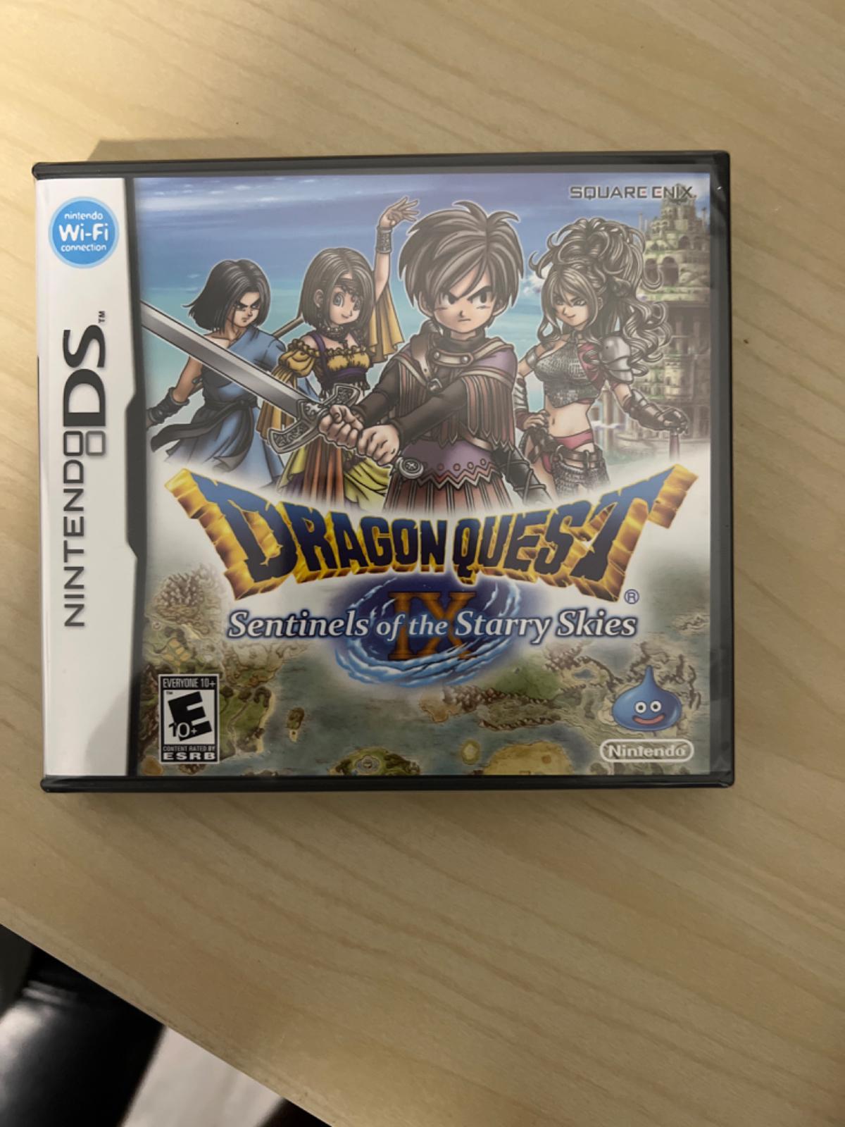 Dragon Quest Ix Sentinels Of The Starry Skies New Item Box And Manual Nintendo Ds