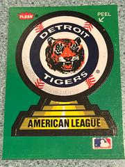 Detroit Tigers Team Sticker Baseball Cards 1988 Fleer Team Stickers Prices