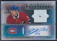 Nick Suzuki #G-NS Hockey Cards 2021 Upper Deck Black Diamond Gemography Prices