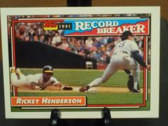 Rickey Henderson Baseball Cards 1992 Topps Prices