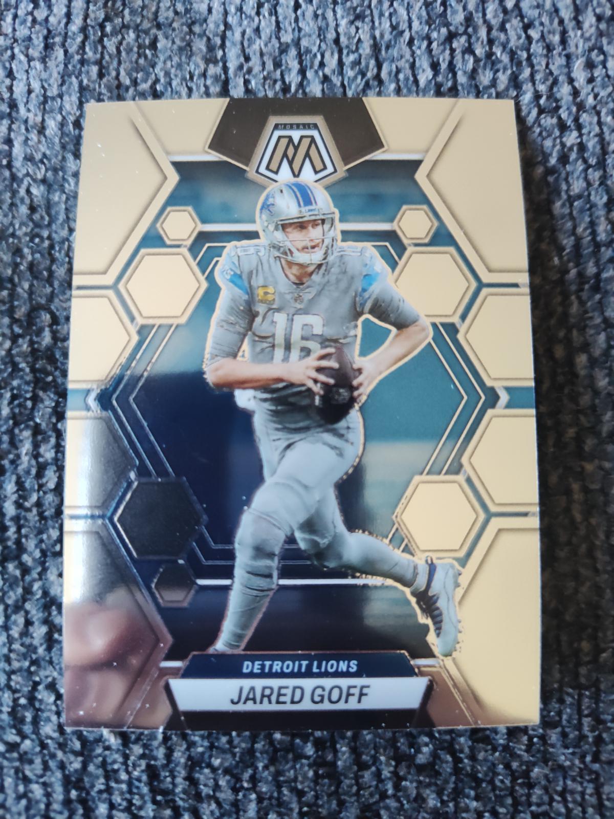 Jared Goff 185 Prices 2023 Panini Mosaic Football Cards