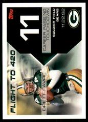 Brett Favre #BF-11 Football Cards 2007 Topps Brett Favre Collection Prices