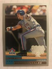 Alex Gonzalez #100 Baseball Cards 2000 Topps Opening Day Prices