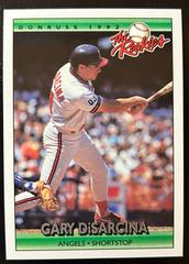Gary DiSarcina #32 Baseball Cards 1992 Panini Donruss Rookies Prices