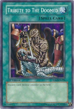 Tribute to the Doomed [1st Edition] 5DS2-EN024 YuGiOh Starter Deck: Yu-Gi-Oh! 5D's 2009