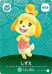 Isabelle #403 [Animal Crossing Series 5] Amiibo Cards Prices