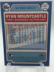 Back Of Card | Ryan Mountcastle Baseball Cards 2021 Topps Archives 1991 Bazooka Shining Stars