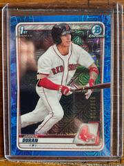Jarren Duran [Mega Box Mojo Blue] Baseball Cards 2020 Bowman Draft Chrome Prices