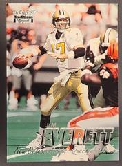 Jim Everett [Traditions Crystal] #348 Football Cards 1997 Fleer Prices