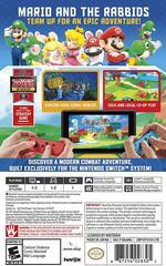 Back Of The Box | Mario + Rabbids Kingdom Battle Nintendo Switch