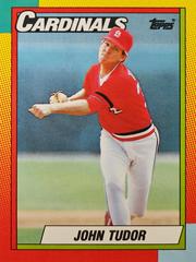 John Tudor #124T Baseball Cards 1990 Topps Traded Tiffany Prices