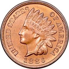1886 [TYPE 2] Coins Indian Head Penny Prices
