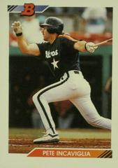 Pete Incaviglia #43 Baseball Cards 1992 Bowman Prices