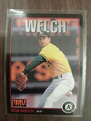 Bob Welch #192 Baseball Cards 1993 Panini Donruss Triple Play Prices