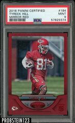 Tyreek Hill [Mirror Red] #184 Football Cards 2016 Panini Certified Prices
