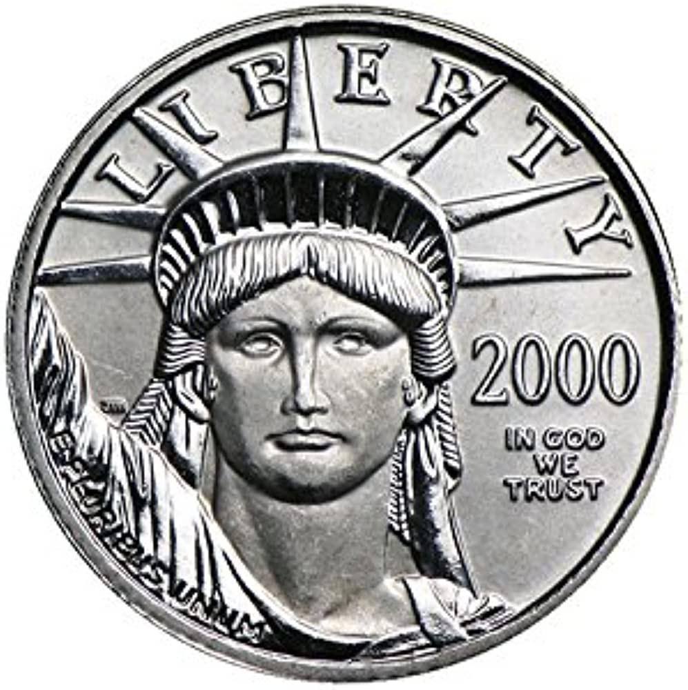 2000 W [PROOF] Coins $10 American Platinum Eagle