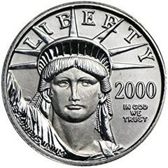 2000 W [PROOF] Coins $10 American Platinum Eagle Prices