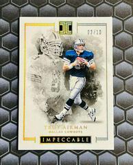 Troy Aikman [Gold] Football Cards 2016 Panini Impeccable Prices