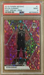 Kevin Durant [Fast Break Pink] Basketball Cards 2019 Panini Mosaic Prices