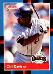 Chili Davis #313 Baseball Cards 1988 Donruss Prices