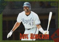 Dave Henderson [Gold Rush] #RT18 Baseball Cards 1994 Score Rookie Traded Prices