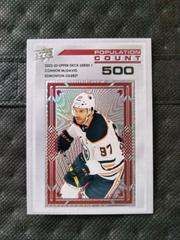 Connor McDavid [500] Hockey Cards 2022 Upper Deck Population Count Prices