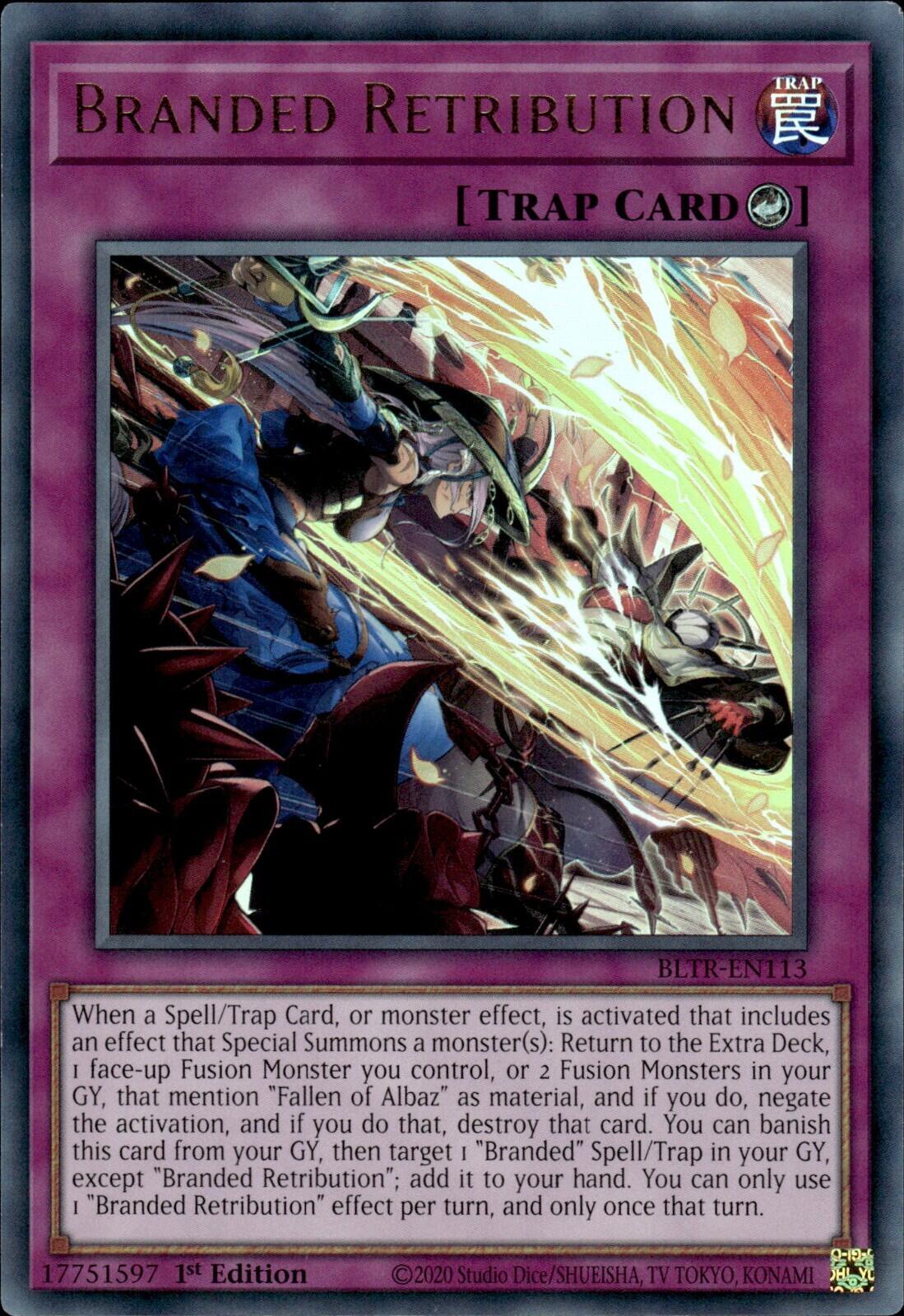 Branded Retribution BLTR-EN113 YuGiOh Battles of Legend: Terminal Revenge