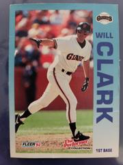 Will Clark [ The Performer Collection] #22 Baseball Cards 1992 Fleer Prices