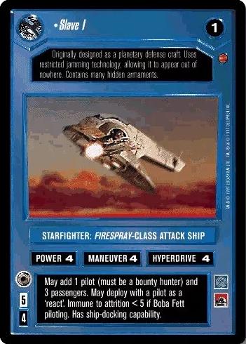 Slave I [Limited] Star Wars CCG Cloud City