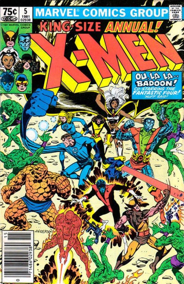 X-Men Annual [Newsstand] #5 (1981) Comic Books X-Men Annual