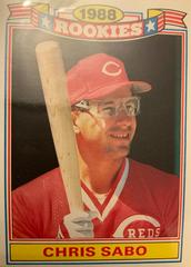 Chris Sabo Baseball Cards 1988 Topps Glossy Rookies Prices