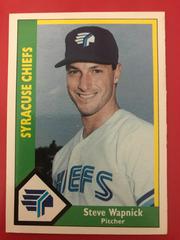 Steve Wapnick #27 Baseball Cards 1990 CMC Syracuse Chiefs Prices
