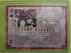 Belle HA6 Reverse | Albert Belle Baseball Cards 1994 Collector's Choice Home Run All St
