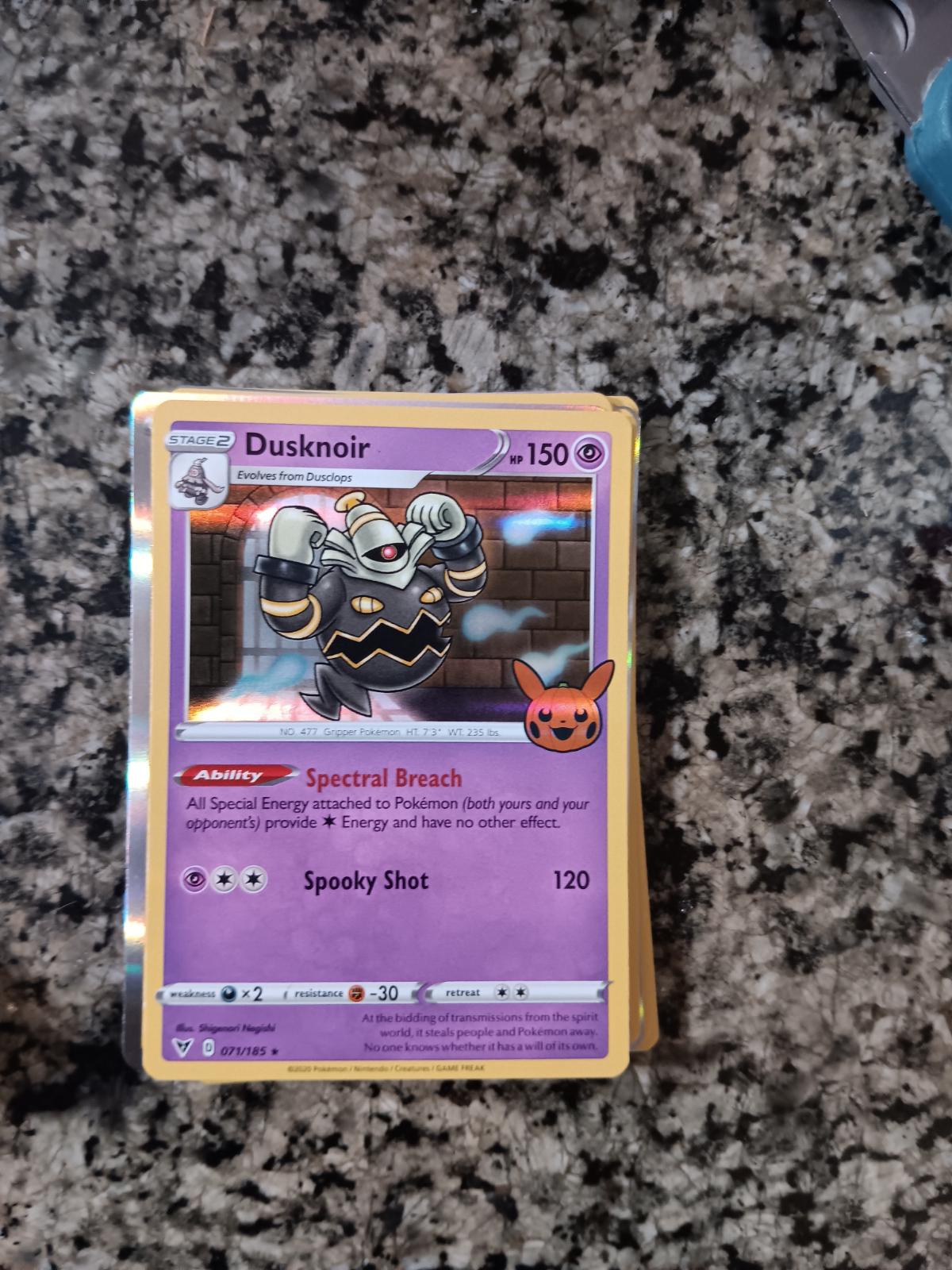 Dusknoir Holo Ungraded Pokemon Trick Or Trade