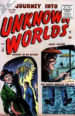 Journey into Unknown Worlds #45 (1956) Comic Books Journey Into Unknown Worlds Prices