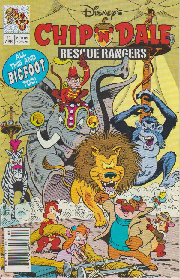 Chip 'N' Dale: Rescue Rangers [Newsstand] #11 (1991) Comic Books Chip 'N' Dale: Rescue Rangers