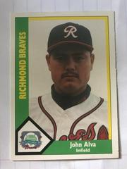 John Alva #23 Baseball Cards 1990 CMC Richmond Braves Prices