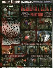 Back Cover | Resident Evil 2 Perfect Guide Strategy Guide