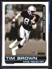 Tim Brown [Holo Silver] #170 Football Cards 2000 Pacific Paramount Prices