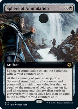 Sphere of Annihilation [Extended Art Foil] Magic Adventures in the Forgotten Realms