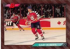 Gary Roberts [Foil] #214 Hockey Cards 1992 Bowman Prices
