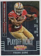 Frank Gore [Playoff Ticket] Football Cards 2014 Panini Contenders Prices