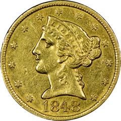 1848 C Coins Liberty Head Half Eagle Prices