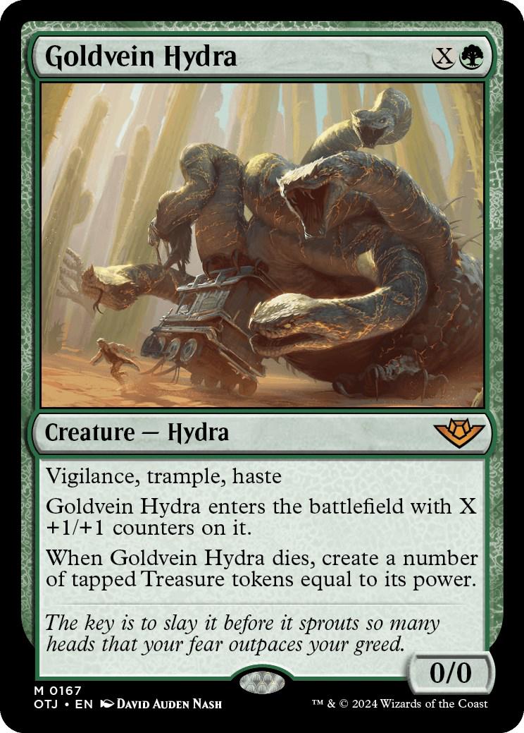 Goldvein Hydra [Foil] #167 Magic Outlaws of Thunder Junction