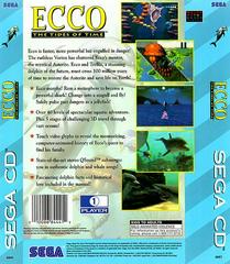 Ecco The Tides Of Time - Back | Ecco The Tides of Time Sega CD