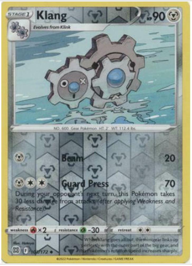 Klang [Reverse Holo] 103 Prices Pokemon Brilliant Stars Pokemon Cards