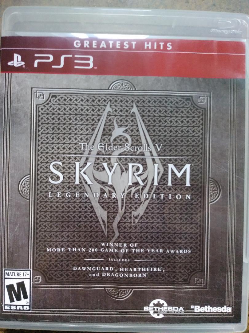 Elder Scrolls V Skyrim [Legendary Edition] Item, Box, and Manual