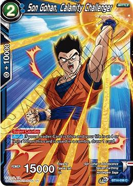 Son Gohan, Calamity Challenger BT14-038 Dragon Ball Super Cross Spirits